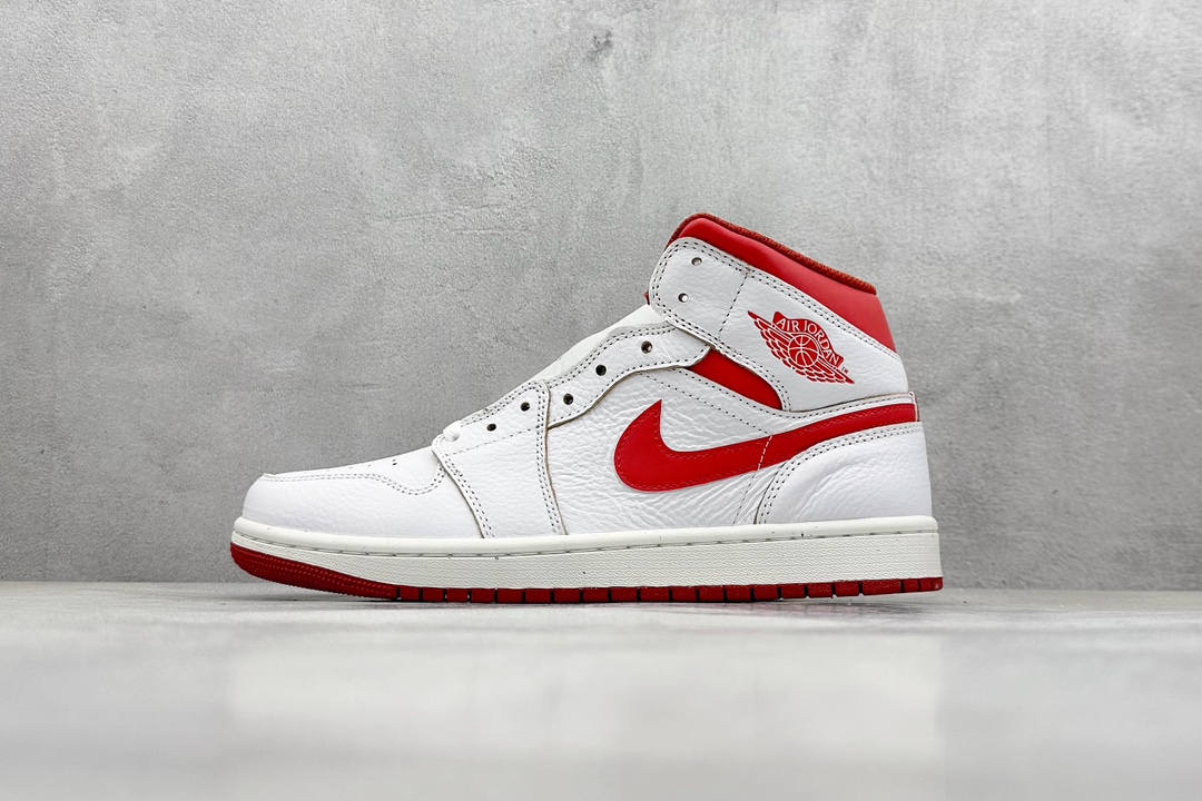 DT纯原 Jordan Air Jordan 1 Mid SE ”Dune Red” OG红白2024版 FJ3458-160