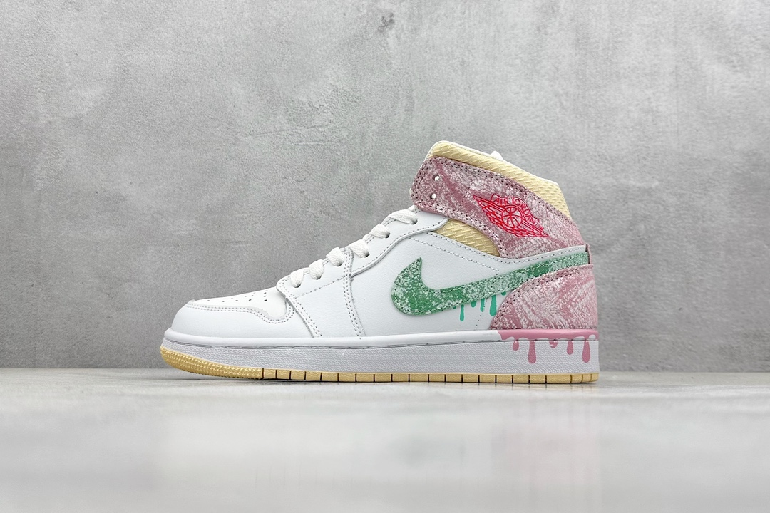 GX平台订单 Air Jordan AJ1 MID 中帮系列 DD1666-100