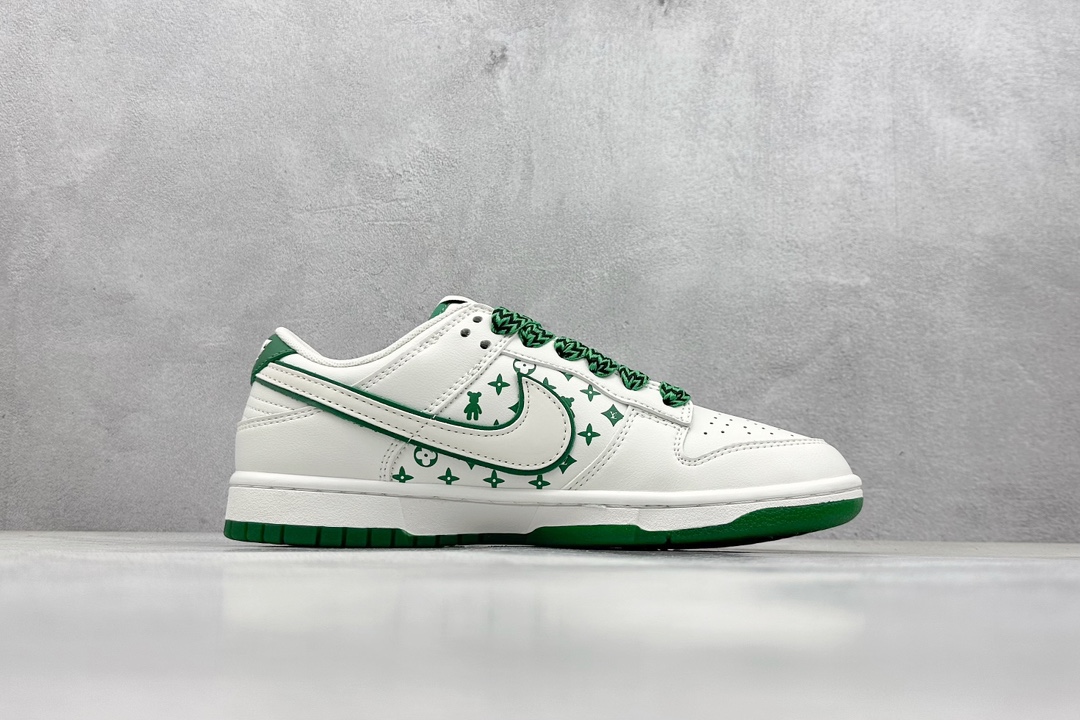 Nk SB Dunk Low LV联名-米绿暴力熊 夜光 周年高端定制 低帮休闲板鞋 SJ2068-241