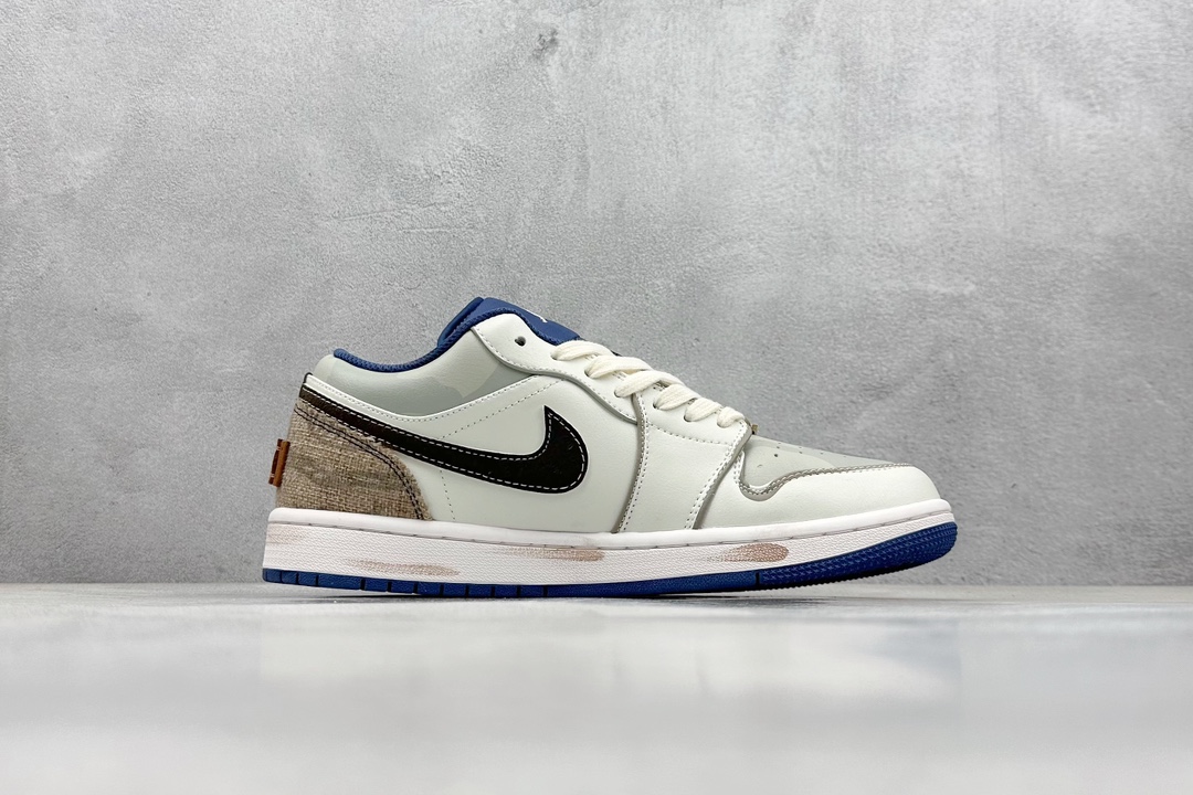 Jordan Air Jordan 1 low 踏浪 蓝白棕 553558-414