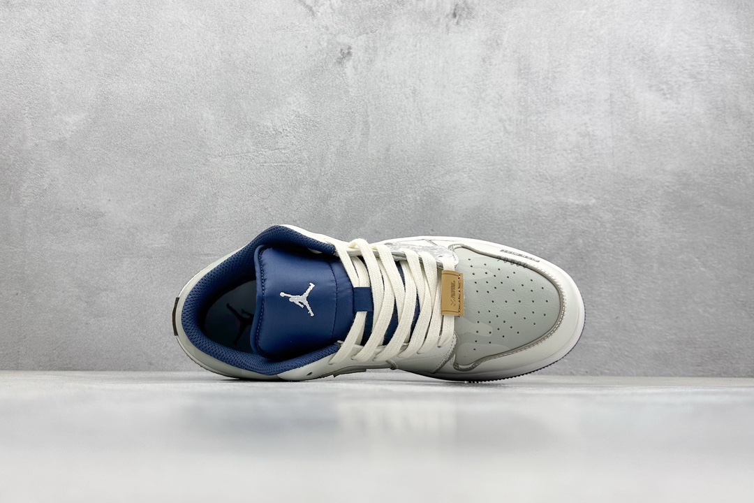 Jordan Air Jordan 1 low 踏浪 蓝白棕 553558-414