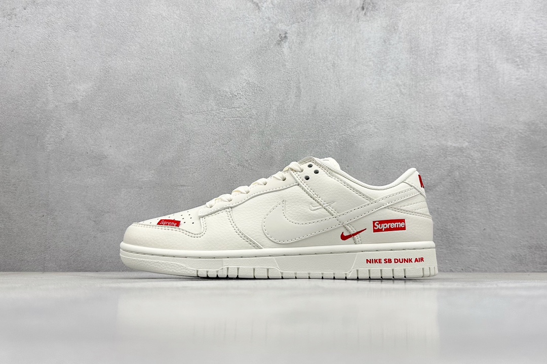 Nike SB Dunk Low x Supreme 白红双小钩 SJ2068-267