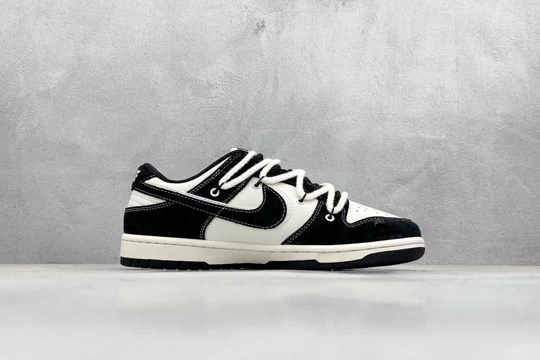 Nike SB Dunk Low x BAPE 白黑双钩绑带 SJ2068-269