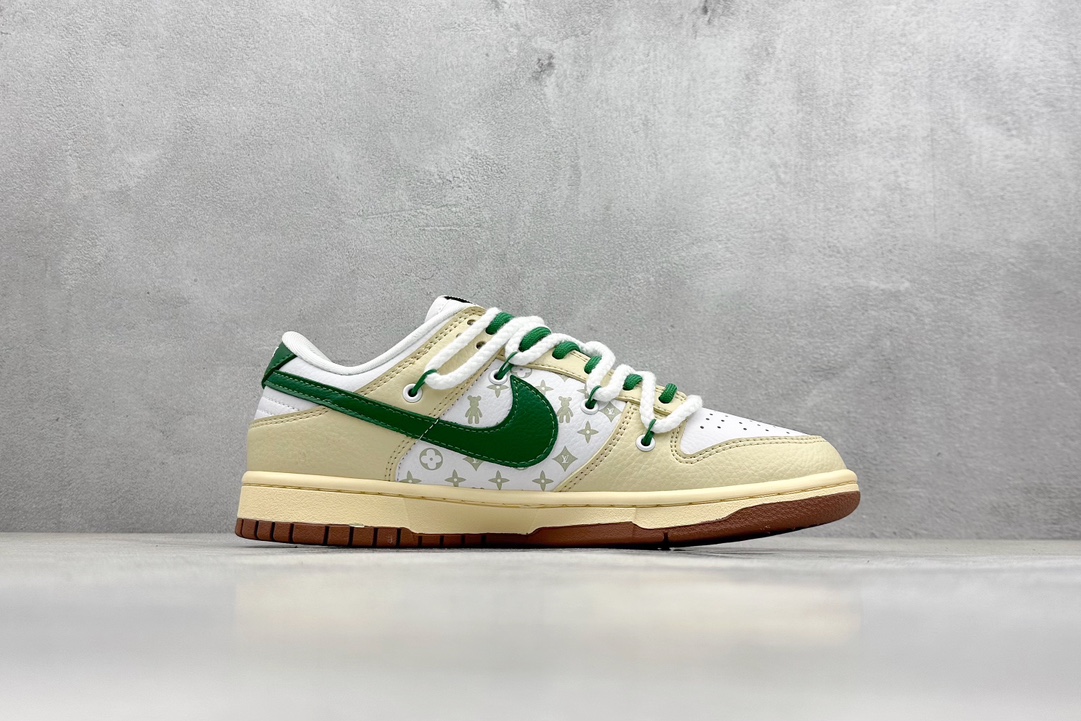 LV x Nike Dunk Low 米黄绿暴力熊 SJ2068-246