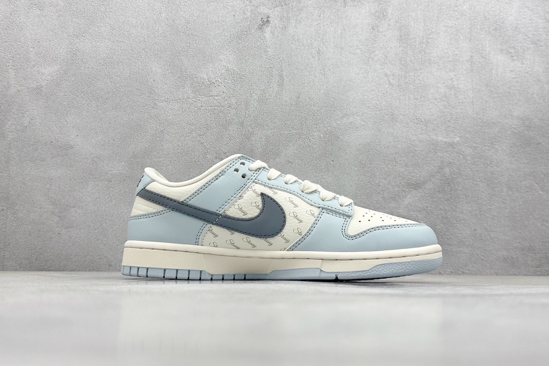 Nike SB Dunk Low x Stussy 斯图西米白天蓝 CF3688-012