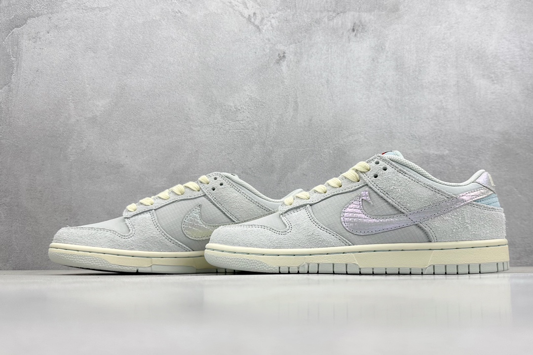 ST版 NIKE SB Dunk Low 钓鱼 Gone Fishing ”Light Silver and Ocean Bliss” 灰黄 DV7210-001