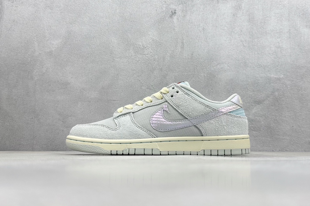 ST版 NIKE SB Dunk Low 钓鱼 Gone Fishing ”Light Silver and Ocean Bliss” 灰黄 DV7210-001