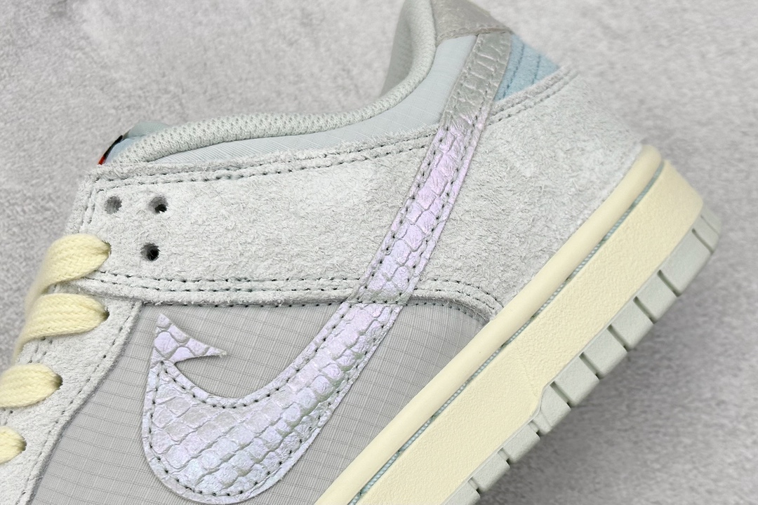 ST版 NIKE SB Dunk Low 钓鱼 Gone Fishing ”Light Silver and Ocean Bliss” 灰黄 DV7210-001