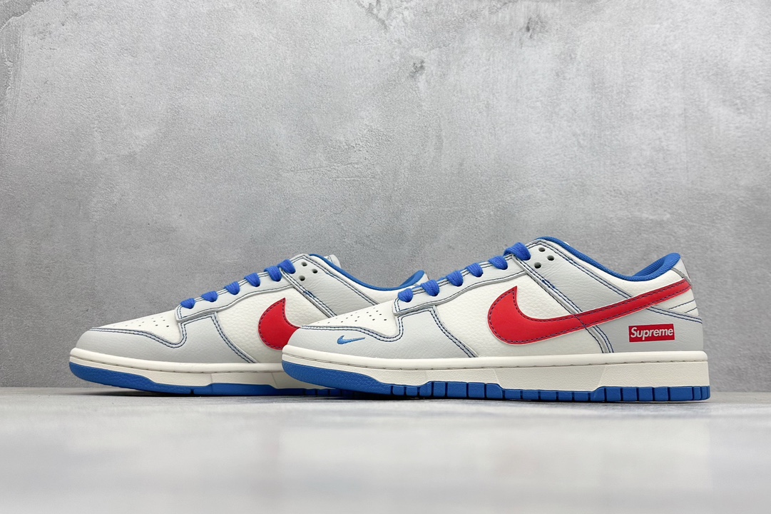 A NIKE SB Dunk Low x Supreme 白蓝红小钩 XX9191-002