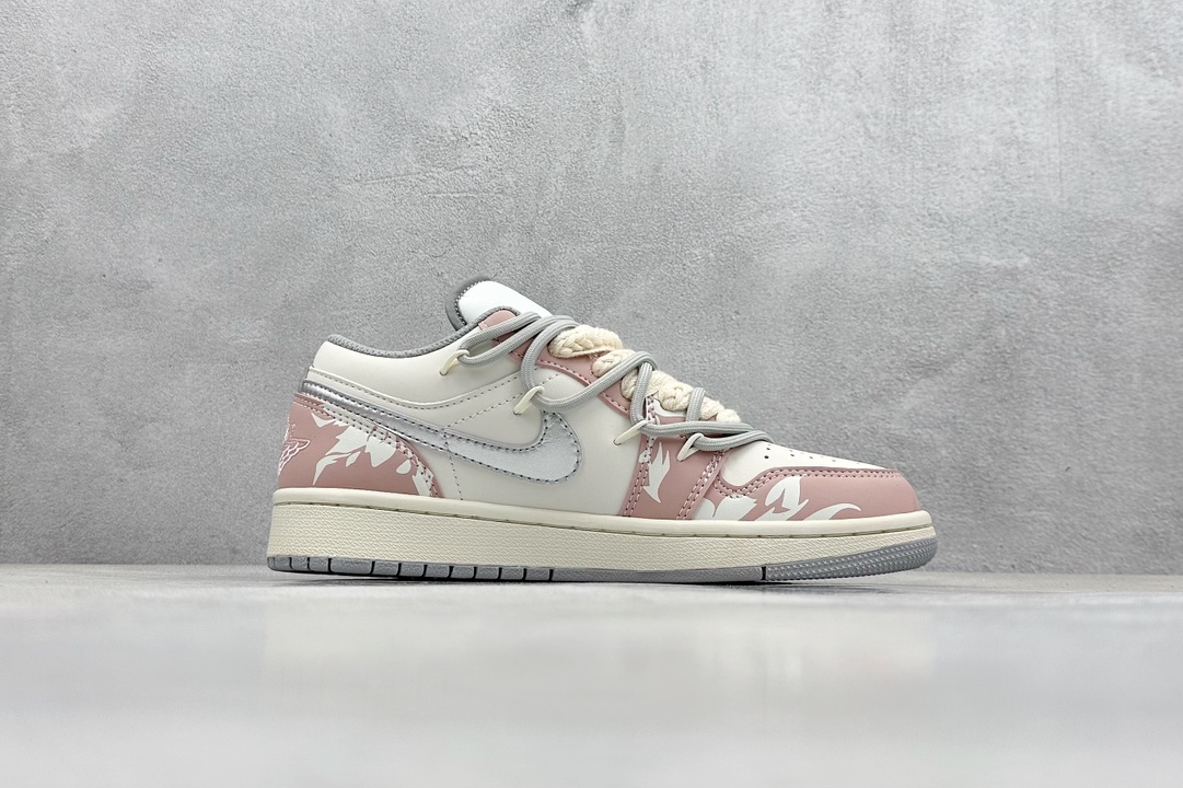 Air Jordan1 Low AJ1 乔丹一代 解构绑带低帮经典复古文化休闲运动篮球鞋 553560-053