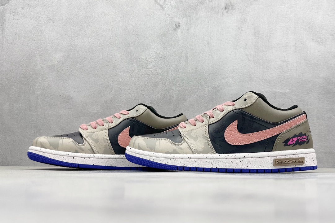 礼盒 Air Jordan 1 Low 熊猫恶作剧 拓荒骑士 沙地之心 粉紫 553558-154