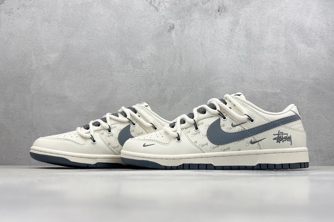 Nike SB Dunk Low x Stussy 斯图西3M白灰绑带 SJ2068-275