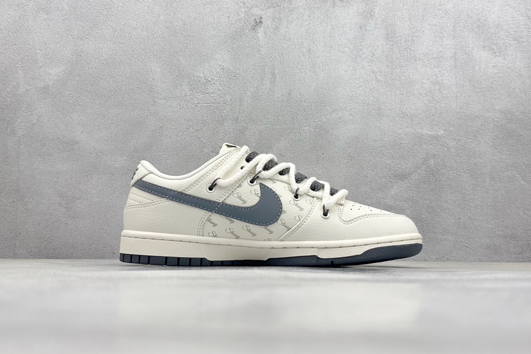 Nike SB Dunk Low x Stussy 斯图西3M白灰绑带 SJ2068-275