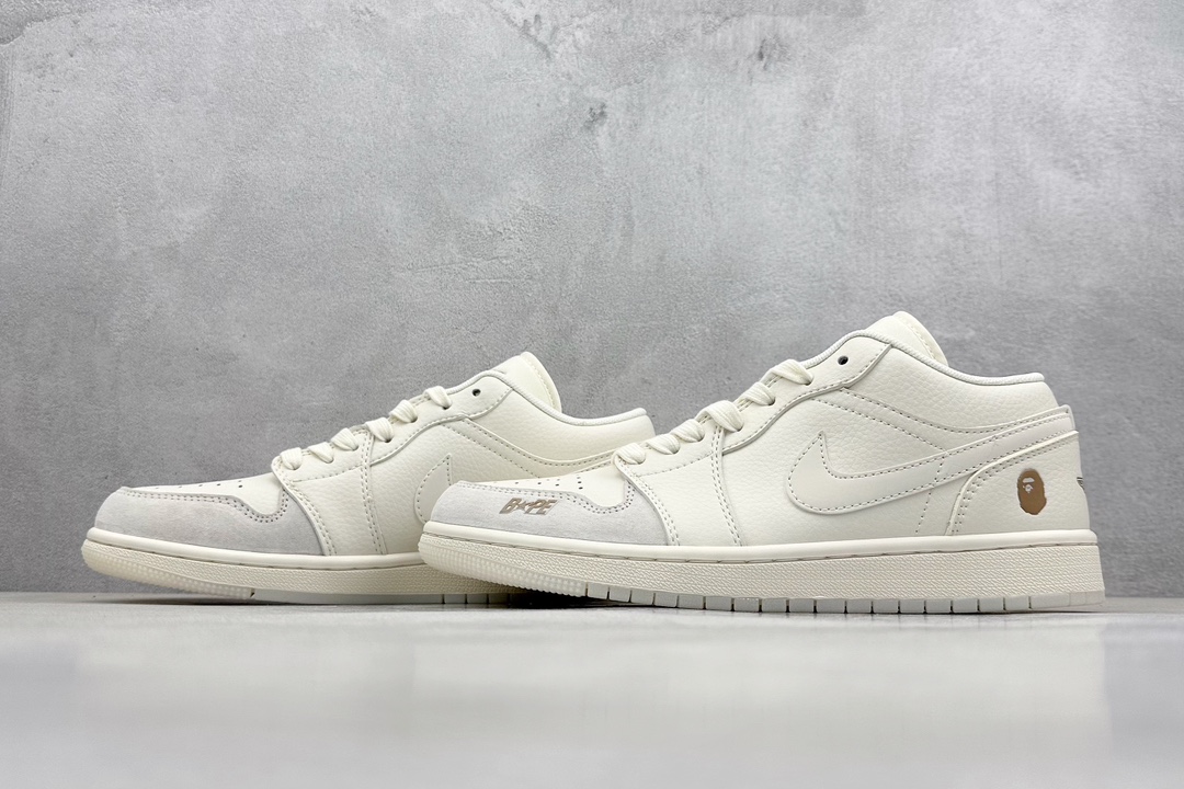 Fragment x TS x Air Jordan 1 Low x 猿人头 三方联名低帮 LJ6688-002