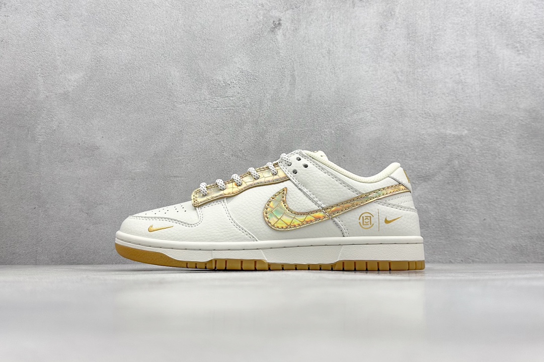 Nike SB Dunk Low x CLOT 白黄琉璃金勾 JH8310-948