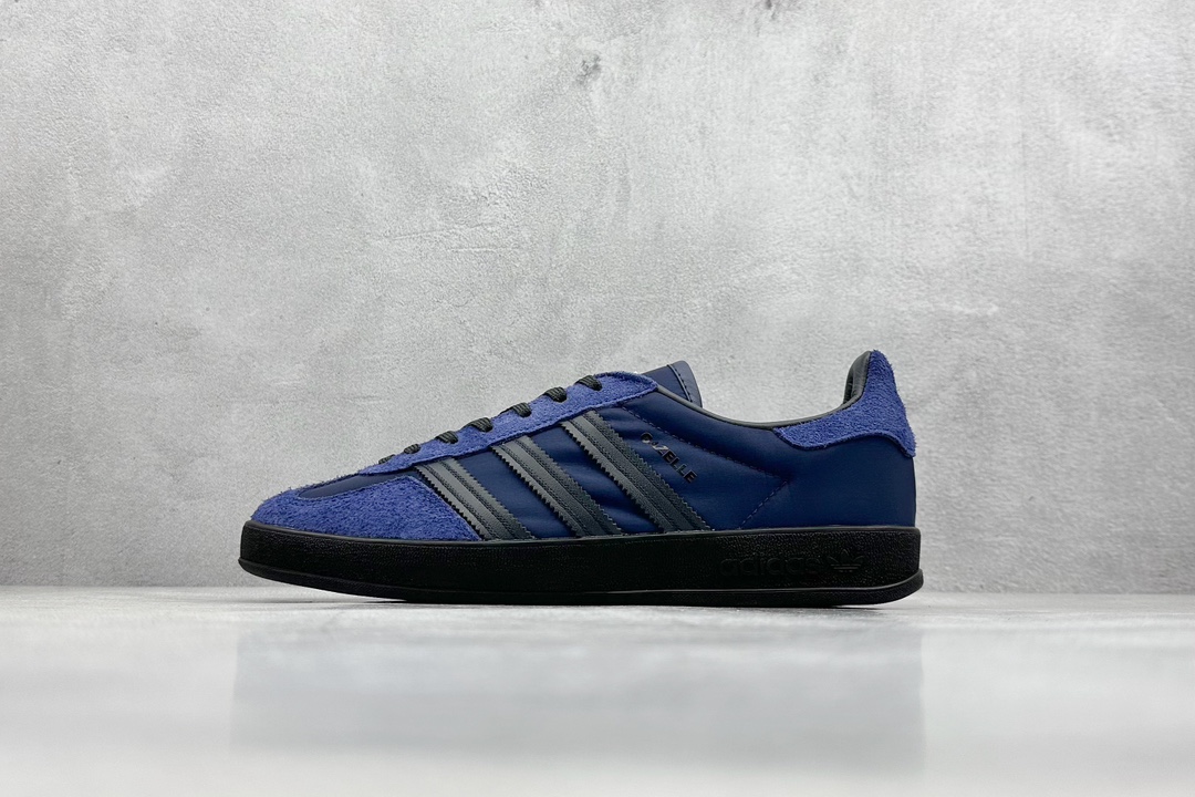 didas Originals Gazelle INdoor 深蓝 三叶草休闲防滑耐磨低帮板鞋 IH9986