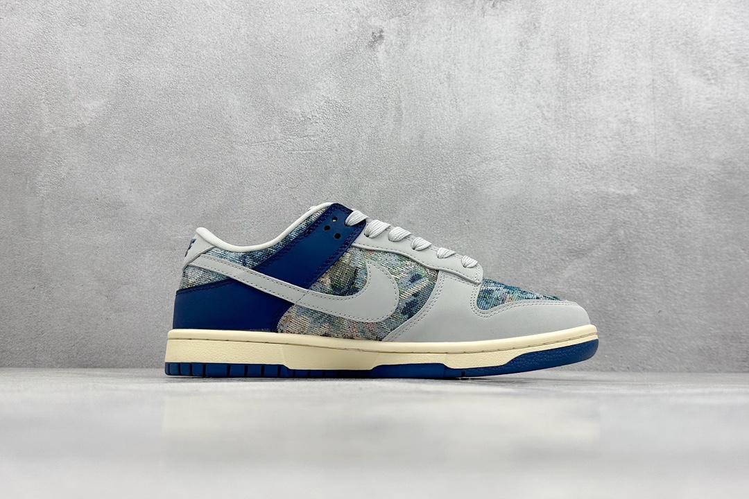 Nike SB Dunk Low x CLOT 灰蓝针织 JH8310-950