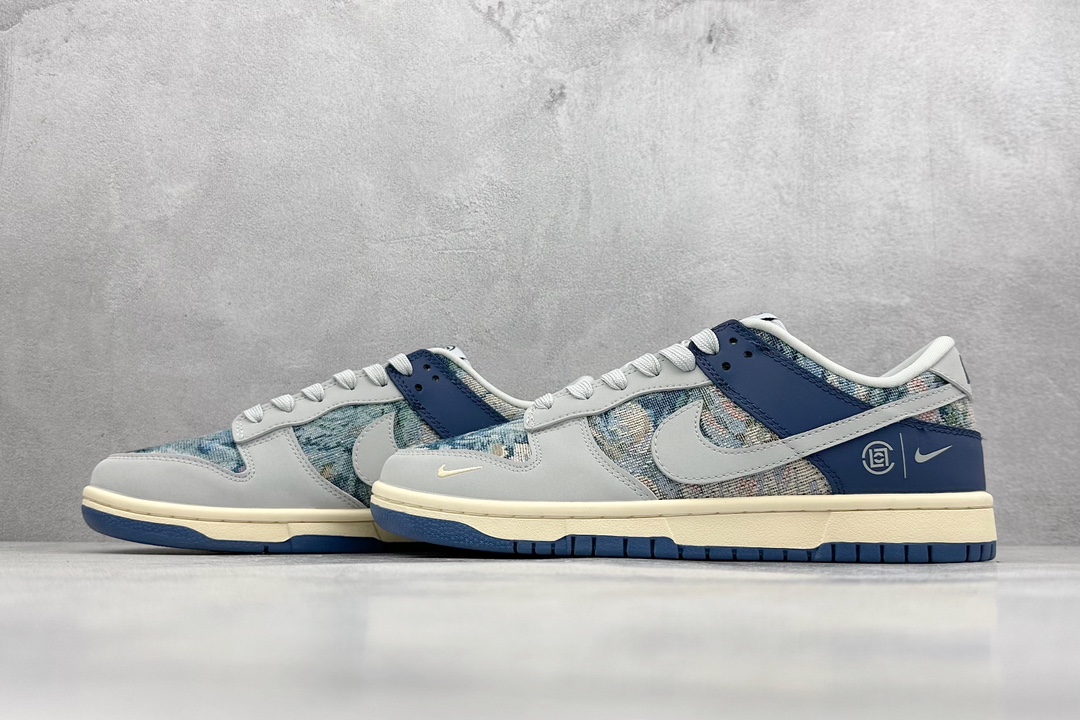 Nike SB Dunk Low x CLOT 灰蓝针织 JH8310-950