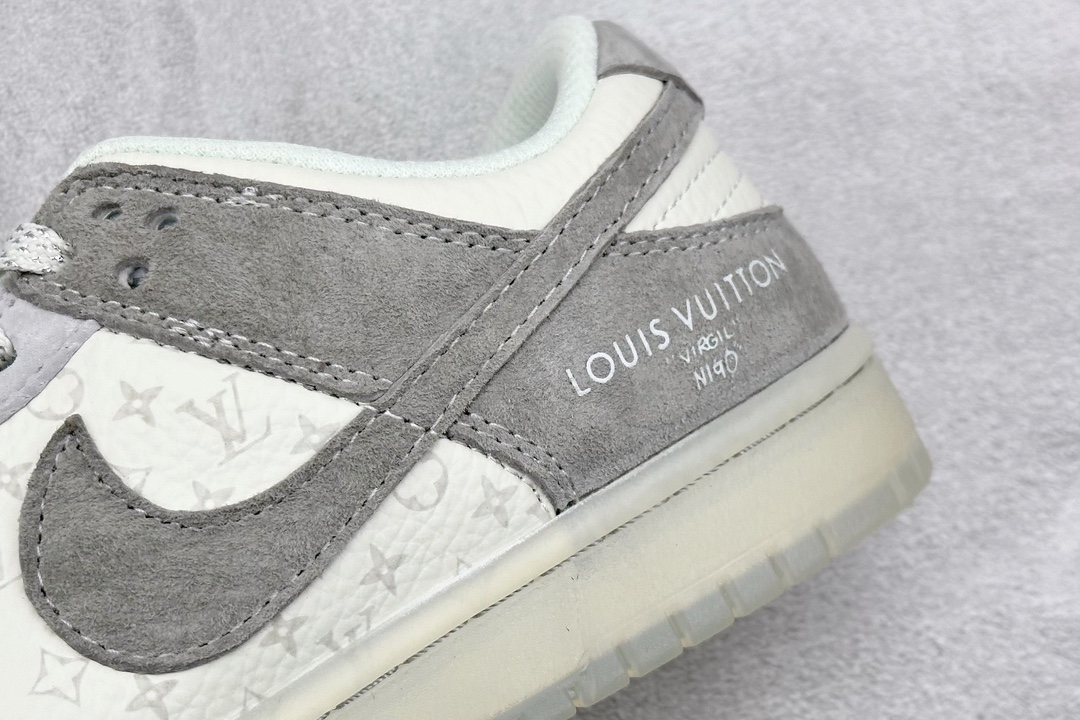 NK Dunk Low Retro ”DIY高端定制” LV灰白 低帮休闲运动板鞋 CR8033-503