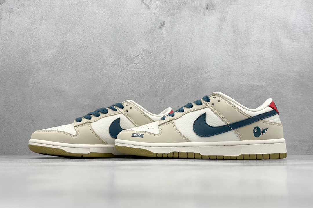 SB Dunk Low x BAPE 米白黄蓝 CF3688-011