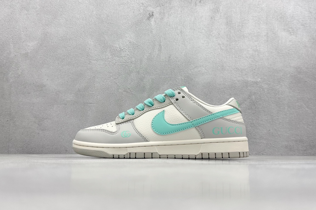 A Nike SB Dunk Low x GUCCI 白灰蒂芙尼绿 XX9797-008