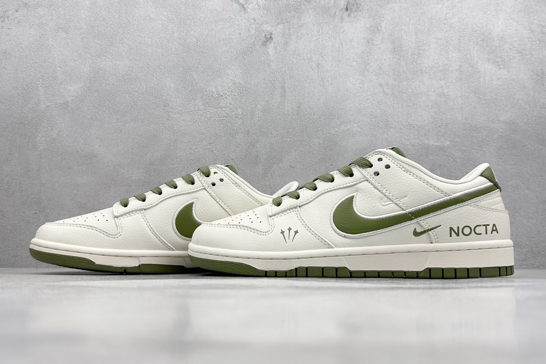 Nk SB Dunk Low NOCTA-米白绿勾 低帮休闲板鞋 DQ1098-388