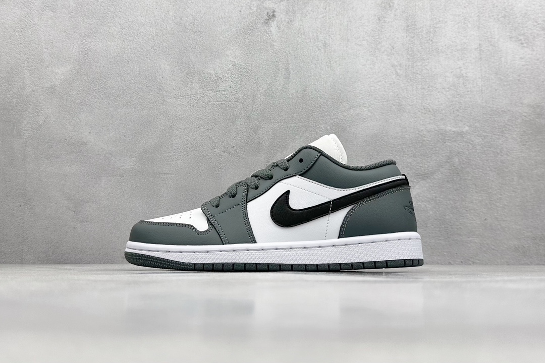 K版 Air Jordan 1 Low AJ1 乔1黑灰 低帮文化篮球鞋 553560-152