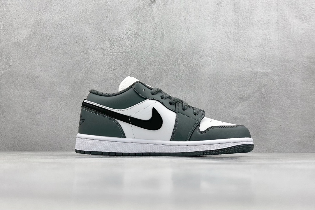 K版 Air Jordan 1 Low AJ1 乔1黑灰 低帮文化篮球鞋 553560-152