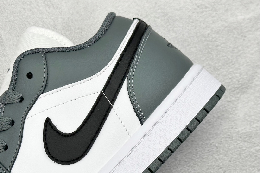 K版 Air Jordan 1 Low AJ1 乔1黑灰 低帮文化篮球鞋 553560-152