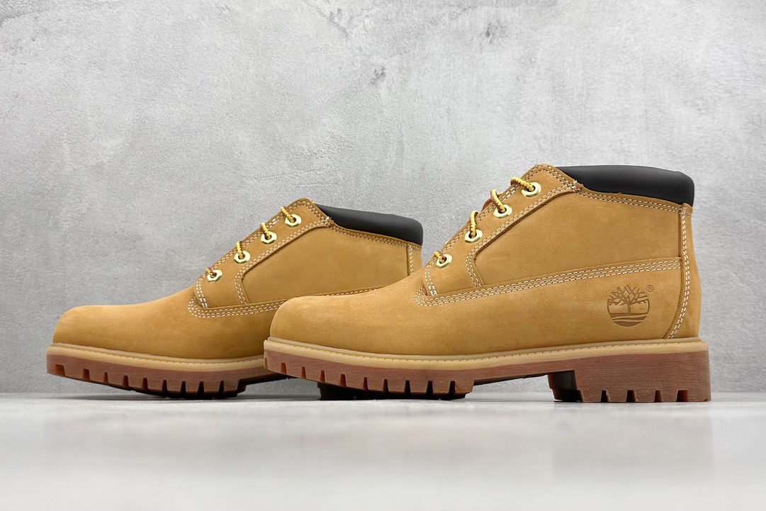 天伯伦Timberland Fatigue Chukka Nubuck Boots经典户外短筒百搭工装马丁靴“麦黄黑”TB023061-231