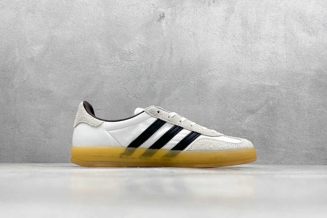 adidas Originals Gazelle INdoor 三叶草休闲防滑耐磨低帮板鞋 IH9985