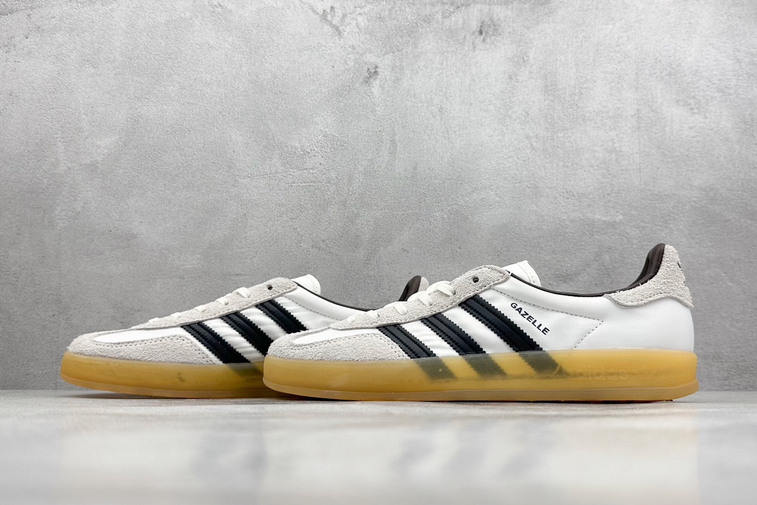 adidas Originals Gazelle INdoor 三叶草休闲防滑耐磨低帮板鞋 IH9985