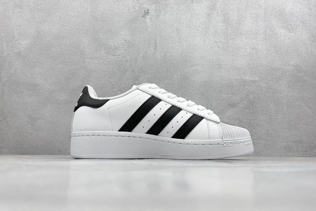 Dt纯原 Adidas Originals SUPERSTAR XLG 增高厚底 贝壳头经典小白板鞋 IF9995