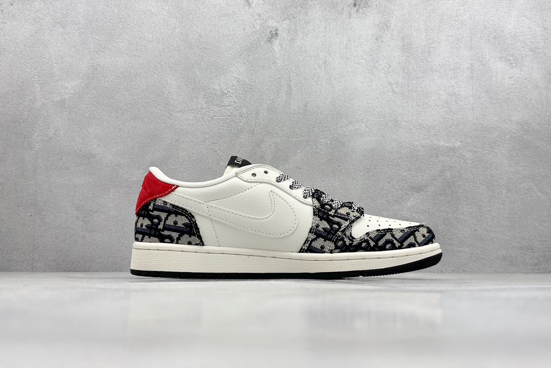 ment x TS x Air Jordan 1 Low x Dior 三方联名倒钩低帮 XY2688-108