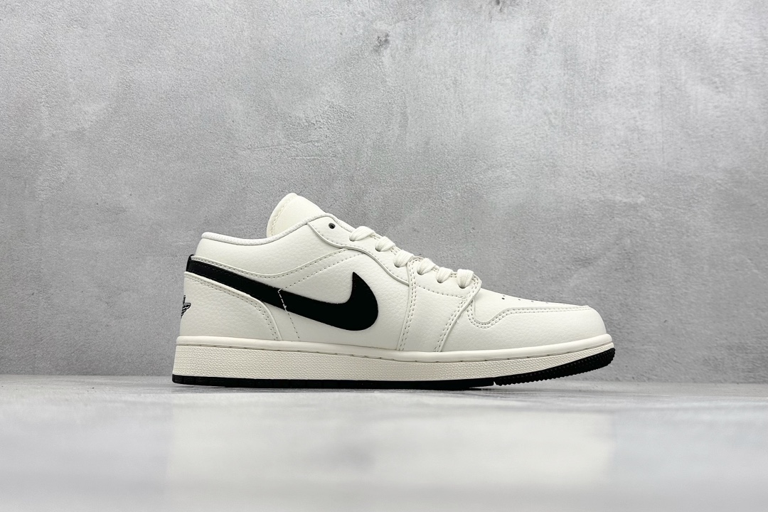 Air Jordan 1 Retro Low x Stone Island 白黑小钩 LJ6688-003