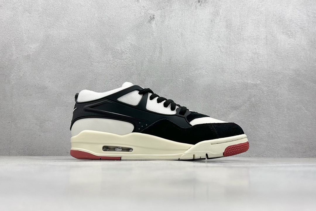 正单 Nike Air Jordan 4 Retro RM 乔丹四代 白黑红 Air Jordan AJ4 Retro FQ7939-100