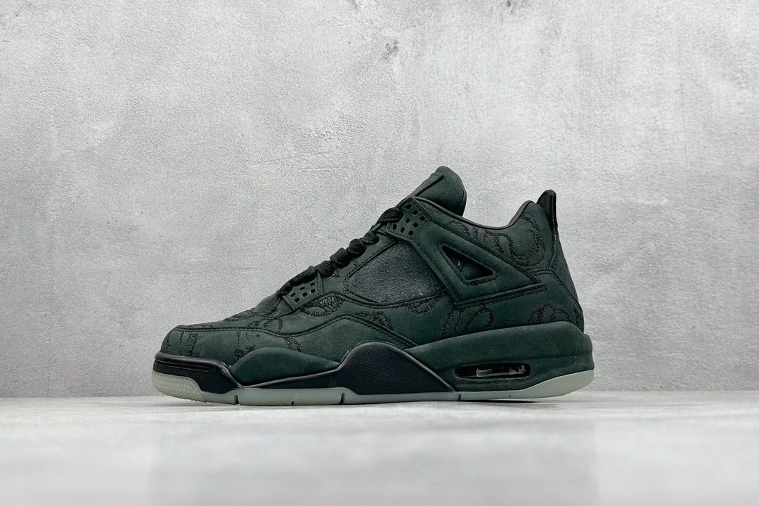 Jordan Air Jordan 4 kaws black 黑 930155-001