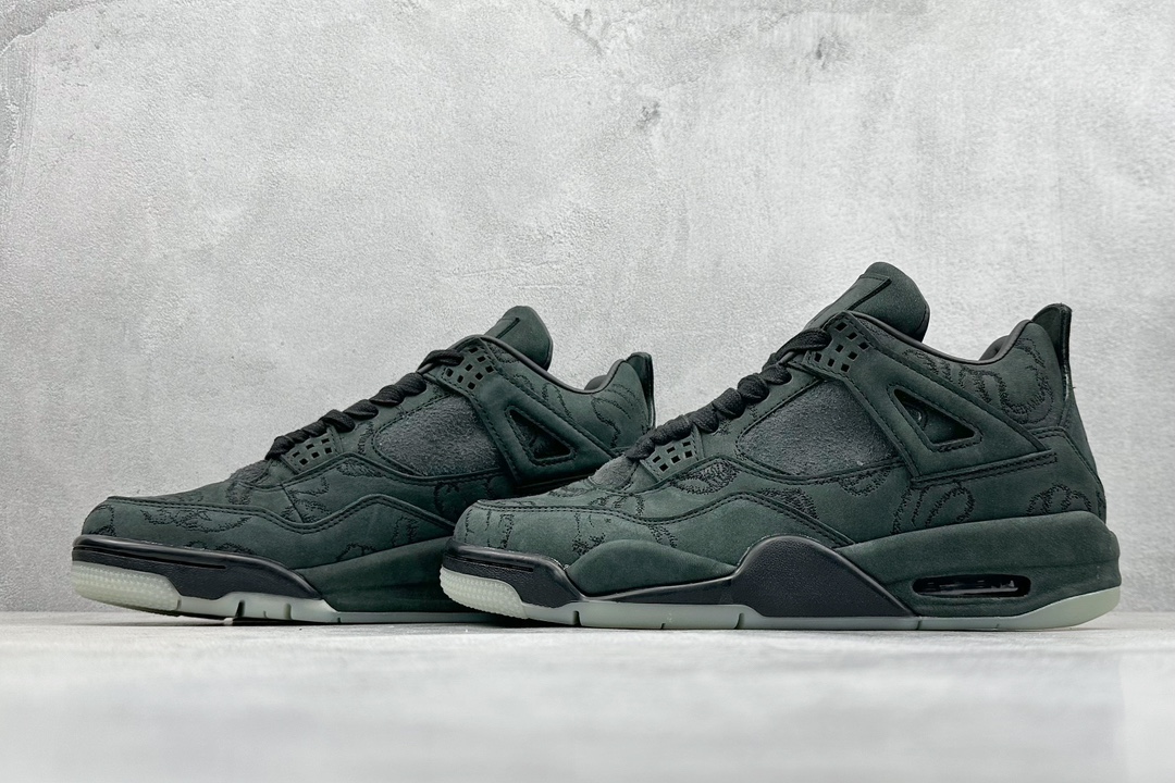 Jordan Air Jordan 4 kaws black 黑 930155-001