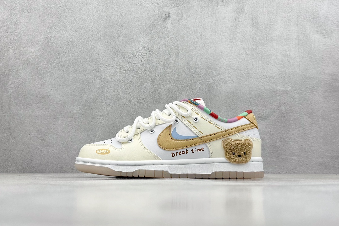 YC版 Nike Dunk Low 蛋糕小熊 白黄色 FN8913-141