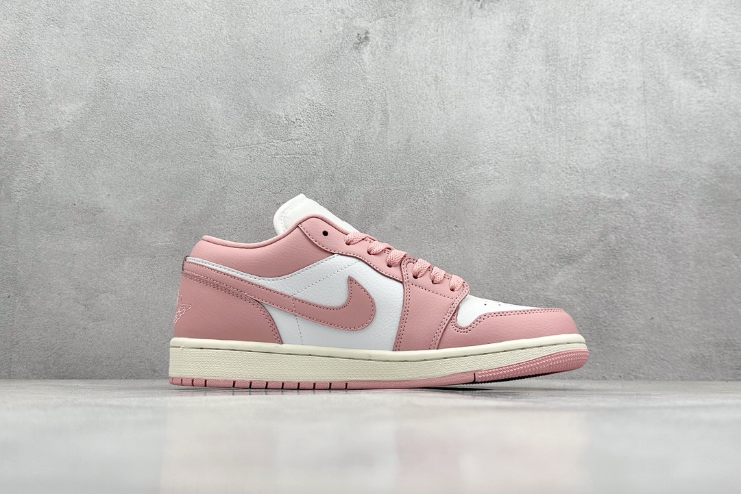 K版 Air Jordan 1 Low 白粉 AJ1乔1低帮休闲板鞋 DC0774-162