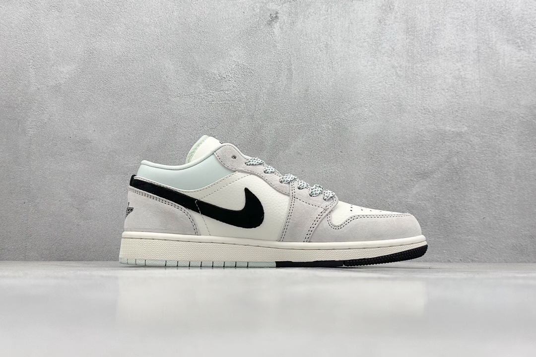 Fragment x TS x Air Jordan 1 Low x 斯图西 三方联名倒钩低帮 LJ6688-008