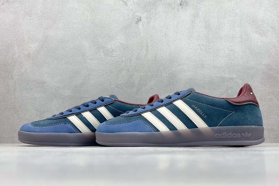 PB版 adidas Originals Gazelle INdoor W 三叶草休闲防滑耐磨低帮板鞋 ID1008