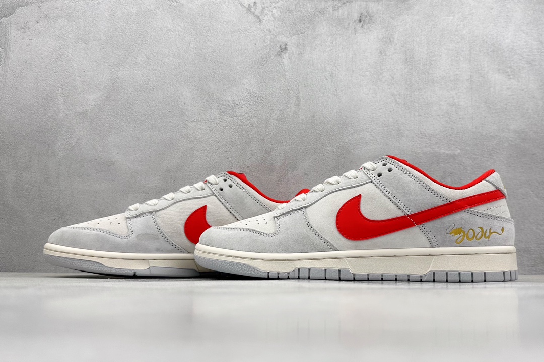 Nike SB Dunk Low 龙年限定 白灰红 FC1688-178