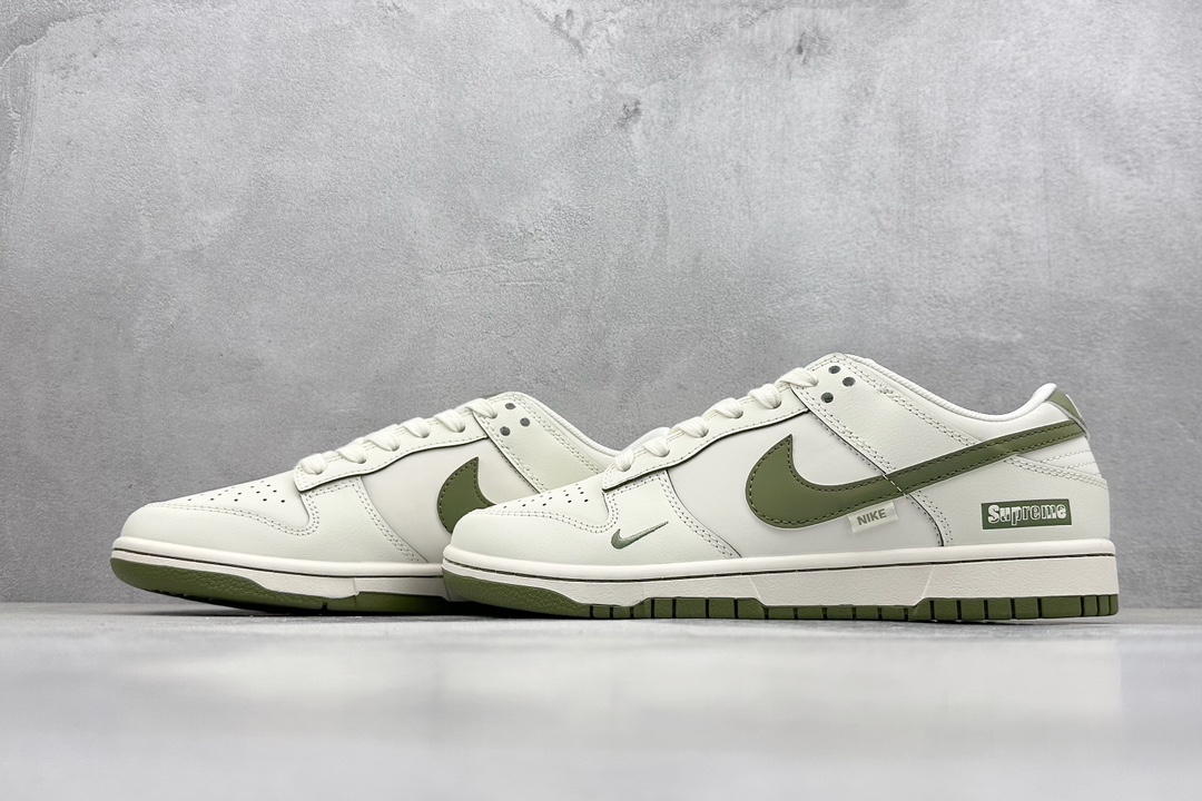 Nike SB Dunk Low x Supreme 白绿小钩 DQ1098-393