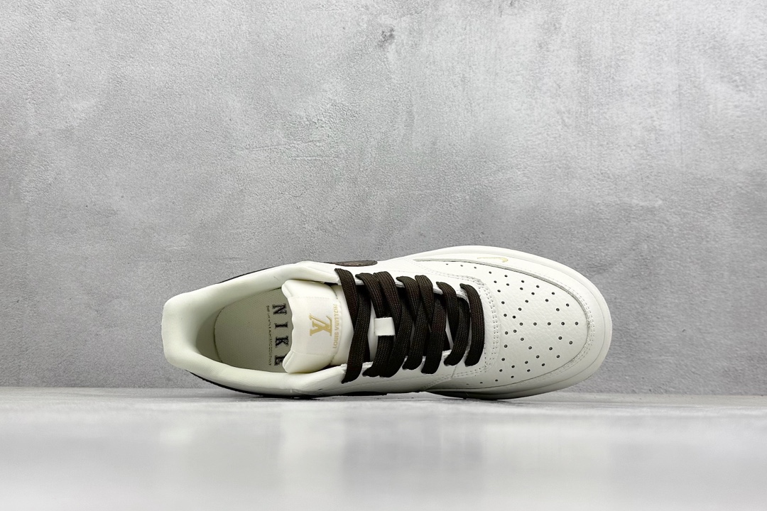 A Nike Court Vision Low x Louis Vuitton 白棕老花 休闲运动板鞋 FD5188-777