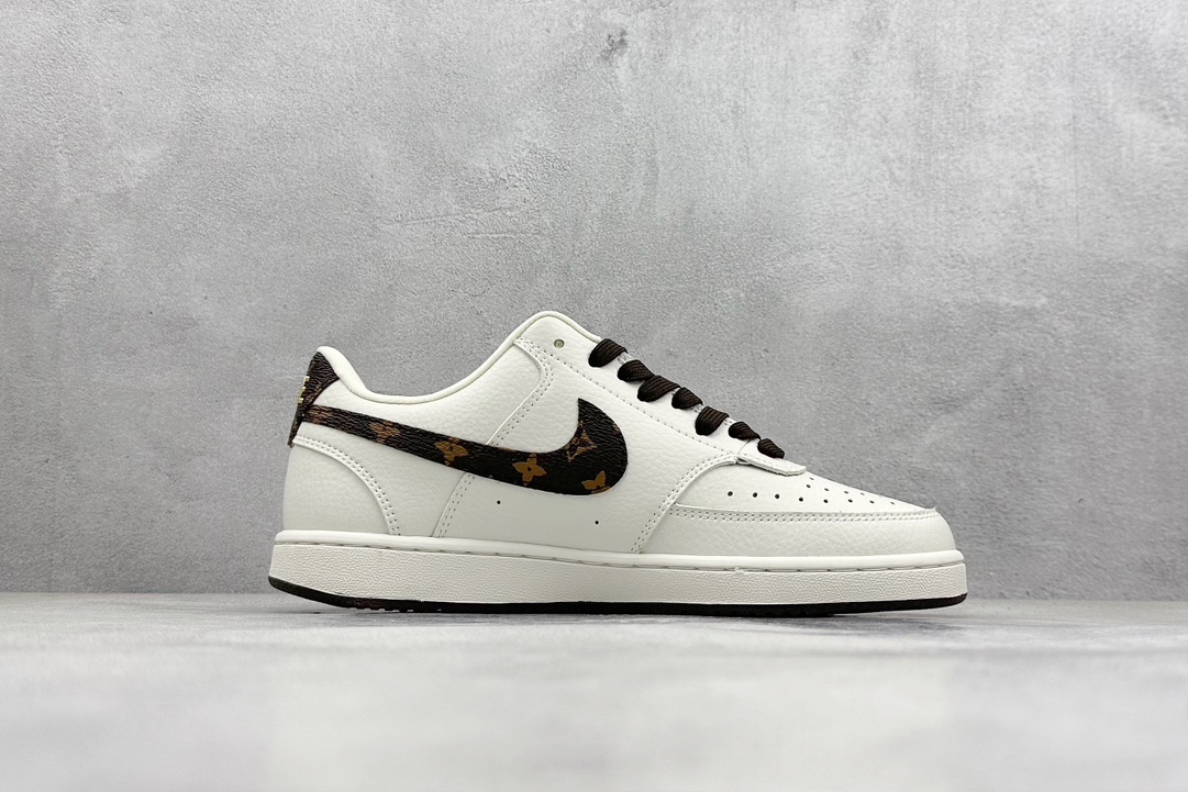 A Nike Court Vision Low x Louis Vuitton 白棕老花 休闲运动板鞋 FD5188-777