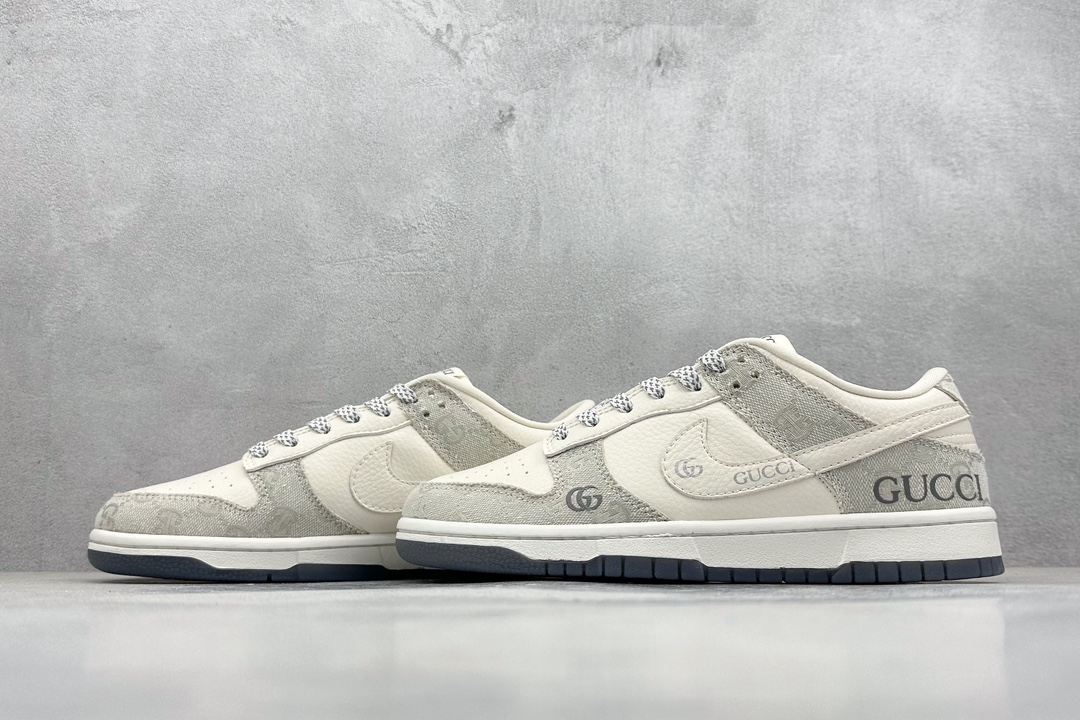 BF版 NIKE SB Dunk Low x GUCCI 白灰 CF3688-003