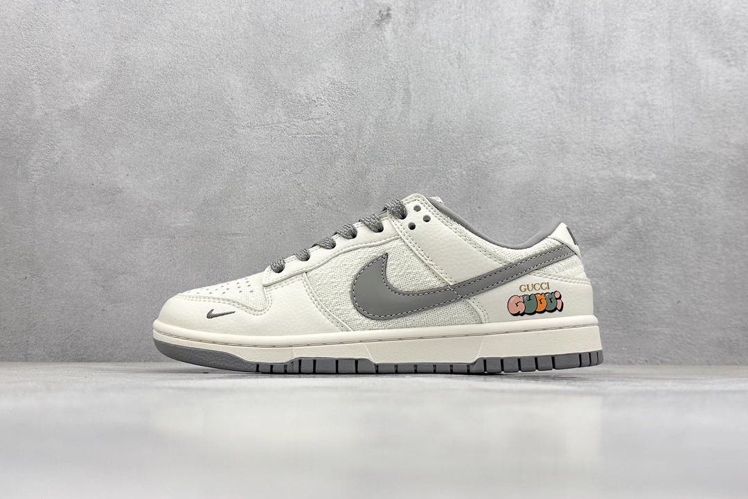 SB Dunk Low x GUCCI 白灰小钩满天星 DQ1098-383