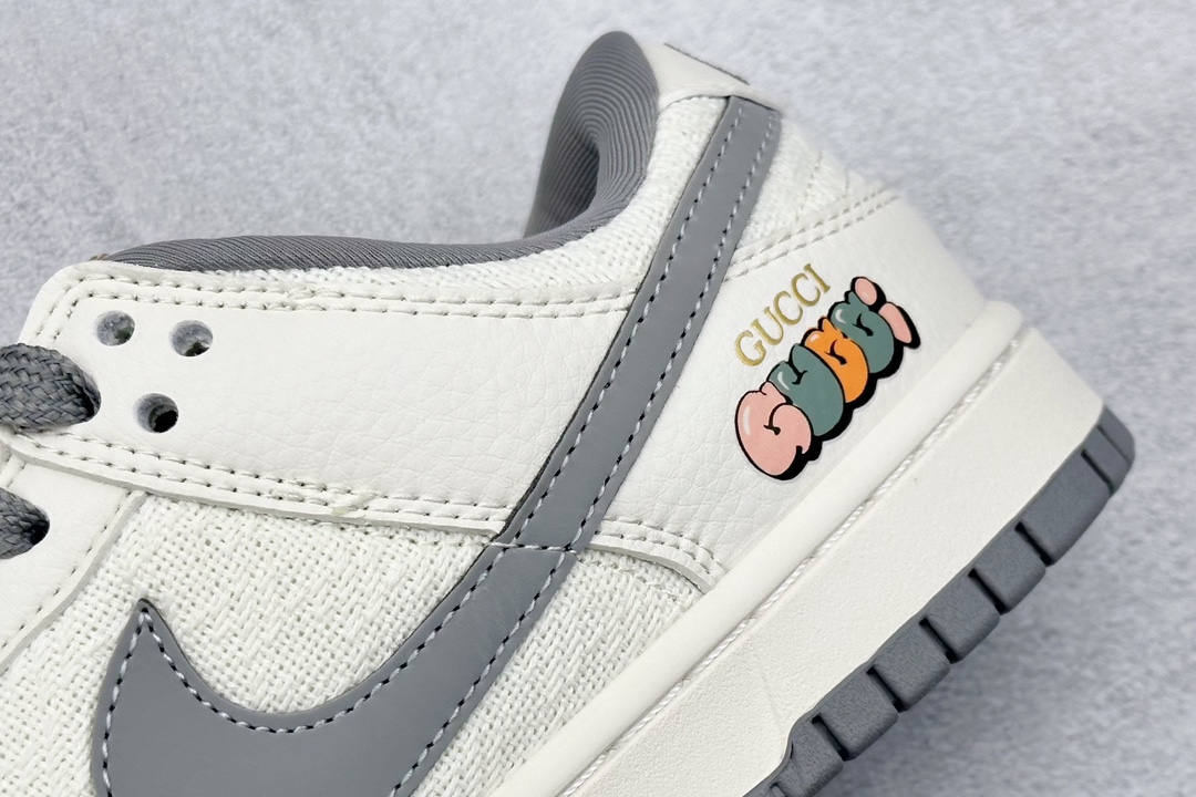 SB Dunk Low x GUCCI 白灰小钩满天星 DQ1098-383