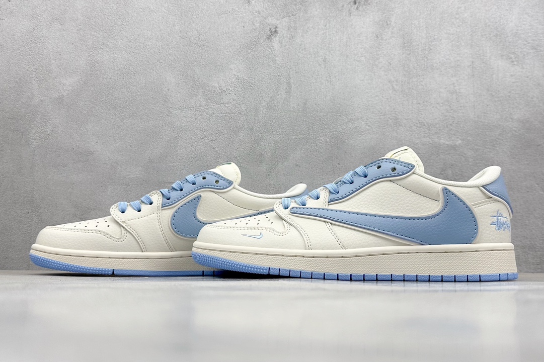 ment x Travis Scott x 斯图西 Air Jordan 1 Low 三方联名倒钩 DM6688-609